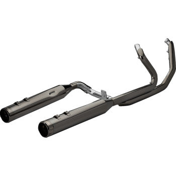 KHROME WERKS 1800-2766 201810A-SR 2-into-1-into-2 Dominator-SR Exhaust System - Eclipse - Without End Caps - M8 Touring
