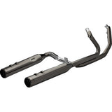 KHROME WERKS 1800-2766 201810A-SR 2-into-1-into-2 Dominator-SR Exhaust System - Eclipse - Without End Caps - M8 Touring