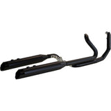 KHROME WERKS 1800-2767 200830-SR 2-into-1-into-2 Dominator-SR Exhaust System - Black - Without End Caps - Twin Cam Touring