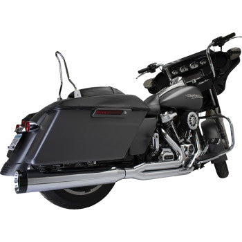 KHROME WERKS 1800-2771 200770-SR 2-into-1 Outlaw-SR Exhaust System - Chrome - Without End Cap - M8 Touring