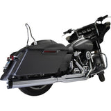 KHROME WERKS 1800-2771 200770-SR 2-into-1 Outlaw-SR Exhaust System - Chrome - Without End Cap - M8 Touring