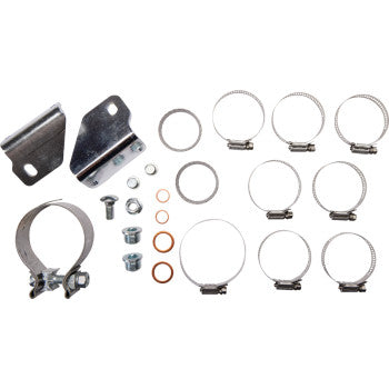 KHROME WERKS 1800-2773 200785-SR 2-into-1 Outlaw-SR Exhaust System - Black - Without End Cap - Twin Cam Touring
