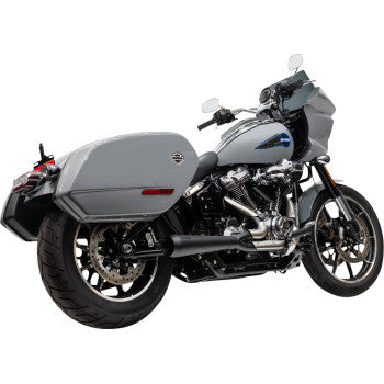 TRASK 1800-2781 TM-5054BK 2-into-1 Assault Exhaust System - Black - Softail M8