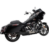 TRASK 1800-2783 TM-5011BK 2-into-1 Assault Exhaust System - Black - Touring M8