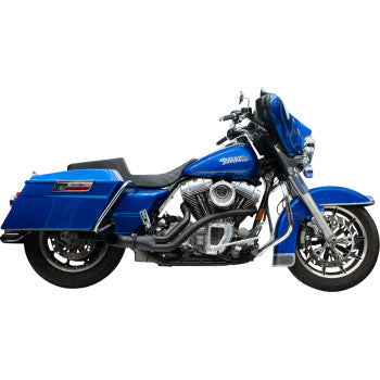 TRASK 1800-2786 TM-5745BK 2-into-1 BMF Exhaust System - Twin Cam - Black