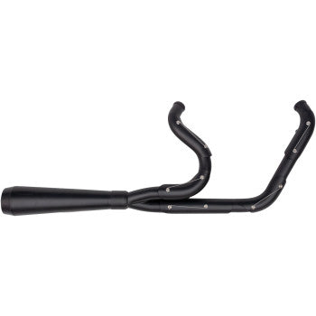 TRASK 1800-2807 TM-5030BKBK 2-into-1 Assault Exhaust System - Full Black on Black