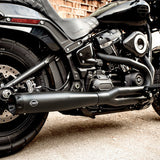S&S CYCLE 1800-2823 550-0789 2-into-1 Super Street Exhaust System - Black