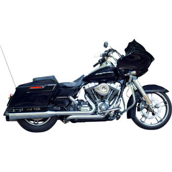 S&S CYCLE 1801-0847 550-0619 4-1/2" MK45 Performance Mufflers - Chrome with Black Thruster