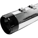 S&S CYCLE 1801-0847 550-0619 4-1/2" MK45 Performance Mufflers - Chrome with Black Thruster