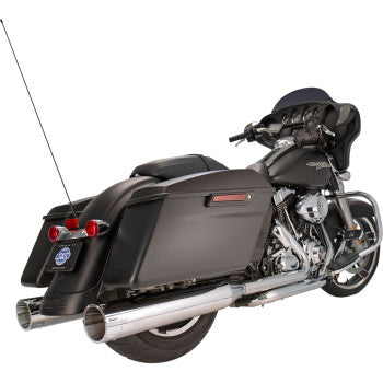 S&S CYCLE 1801-0850 550-0624 4-1/2" MK45 Performance Mufflers - Chrome with Chrome Tracer