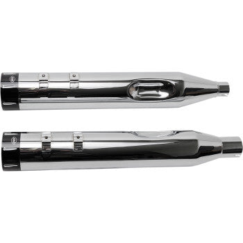 S&S CYCLE 1801-1079 550-0668 4-1/2" MK45 Performance Mufflers - Black Tracer