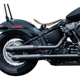 S&S CYCLE 1801-1360 550-0737 Grand National Slip-On Mufflers - Race - Black Ceramic - M8 Softail