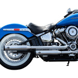 S&S CYCLE 1801-1362 550-0740 Grand National Slip-On Mufflers - Race - Chrome - FLHC/FLDE