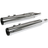 S&S CYCLE 1801-1461 550-0991 GNX Slip-On Mufflers - 4-1/2" - Chrome - M8 FL
