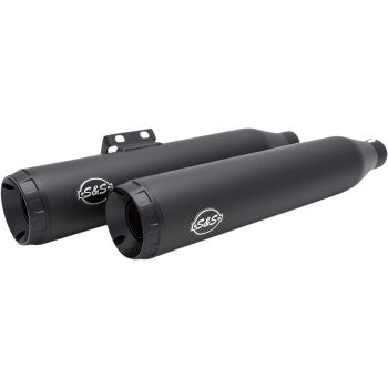 S&S CYCLE 1801-1476 550-0754B Grand National 50 State Slip-On Mufflers - Black
