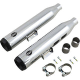 S&S CYCLE 1801-1479 550-0757B Grand National 50 State Slip-On Mufflers - Chrome