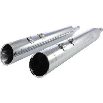 KHROME WERKS 1801-1483 202660 4-1/2" HP-Plus® Slip-On Mufflers - Chrome Edge