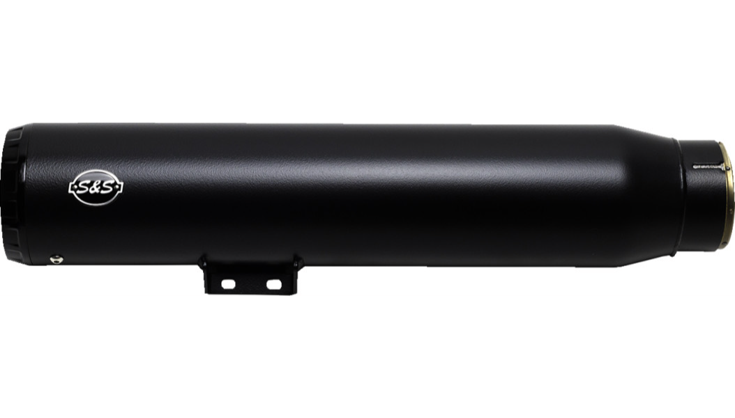 S&S CYCLE 1801-1502 550-1074 4-1/2" Grand National Slip-On Muffler - Black