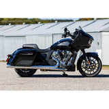 S&S CYCLE 1801-1766 550-1077 4" Broadhead Slip-On Mufflers - Fishtail - Chrome