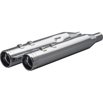 KHROME WERKS 1801-1772 202975 4-1/2" HP-Plus® Slip-On Mufflers  - Chrome Klassic Tip
