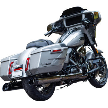 S&S CYCLE 1801-1810 550-1113 4-1/2" MK45 Performance Slip-On Mufflers - Lava Chrome - 50-State