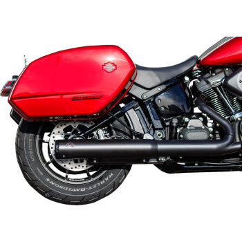 S&S CYCLE 1801-1845 550-1159 Grand National Slip-On Muffler - 50 State - 4" Black - M8 Softail