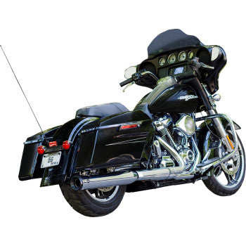 S&S CYCLE 1801-1848 550-1140 2-into-1 Swindler Exhaust Conversion Kit - 4" - Chrome - M8 Touring