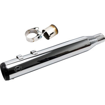 S&S CYCLE 1801-1848 550-1140 2-into-1 Swindler Exhaust Conversion Kit - 4" - Chrome - M8 Touring