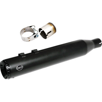 S&S CYCLE 1801-1849 550-1141 2-into-1 Swindler Exhaust Conversion Kit - 4-1/2" - Black - M8 Touring