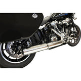 BASSANI XHAUST 1801-1858 1S38FP 4" Slip-On Muffler with 2-1/2" x 10" Baffle Core - Chrome - 49-State
