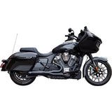 S&S CYCLE 1810-3177 550-1085 2-into-1 Qualifier Exhaust System - 50-State - Black - Stainless Steel