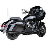S&S CYCLE 1810-3260 550-1133 2-into-1 Qualifier Exhaust System - Guardian Black - 49 State - Indian with PowerPlus