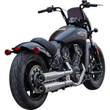 S&S CYCLE 1811-4518 4110-156-R Grand National Slip-On Mufflers Grand - Chrome - Race Only