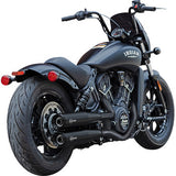 S&S CYCLE 1811-4519 4110-266 Grand National Slip-On Mufflers - Black - 50-State