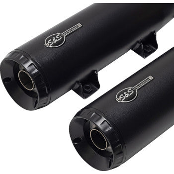 S&S CYCLE 1811-4519 4110-266 Grand National Slip-On Mufflers - Black - 50-State