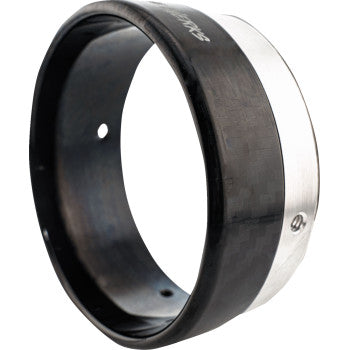 KHROME WERKS 1860-2573 200880P Billet-Tip Exhaust End Cap - Billet Cut Tip - Carbon - 4-1/2"