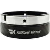 KHROME WERKS 1860-2573 200880P Billet-Tip Exhaust End Cap - Billet Cut Tip - Carbon - 4-1/2"