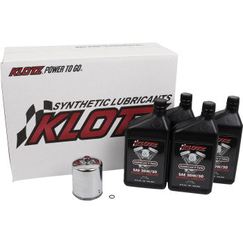 KLOTZ OIL 3601-0849 KH-103 Basic Oil Change Kit - '84-'99 Evolution Big Twin