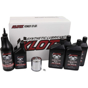 KLOTZ OIL 3601-0850 KH-104 Premium Oil Change Kit - Sportster