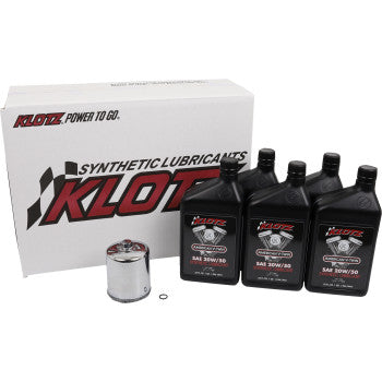 KLOTZ OIL 3601-0855 KH-109 Basic Oil Change Kit - Twin Cam/M8