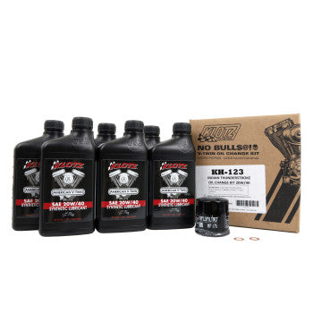 KLOTZ OIL 3601-0876 KH-123 Synthetic Oil Change Kit - Indian Thunderstroke - 20W-40