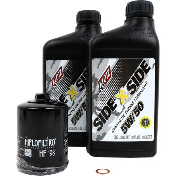 KLOTZ OIL 3601-0921 KU-108 Side-by-Side Oil Change Kit - Polaris - 5W/50