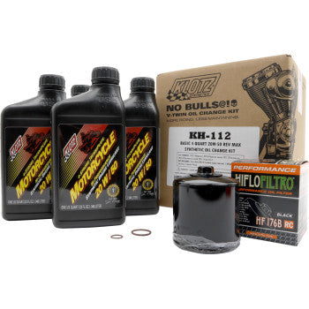 KLOTZ OIL 3601-0984 KH-112 Oil Change Kit - 20W-50 - Rev Max