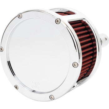 FEULING PARTS 1010-3139 5427 BA Race Series Air Cleaner Kit - Chrome - Red Filter