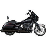 KHROME WERKS 1800-1968 201830 2-into-2 Dominator Exhaust System - Eclipse® - '09-'16 FL - With 4-1/2" Muffler