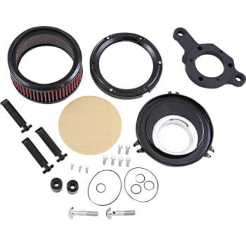 Trask 1010-2521 TM-1023GBK - Assault Charge High-Flow Air Cleaner - Gloss Black
