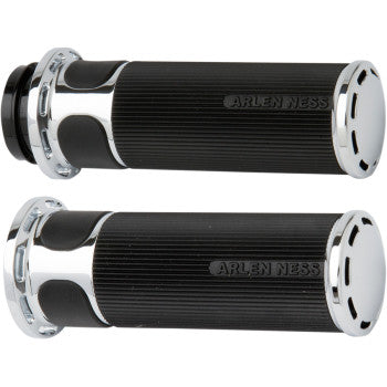 ARLEN NESS 0630-1025 07-302 Slot Track Grips - TBW - Chrome