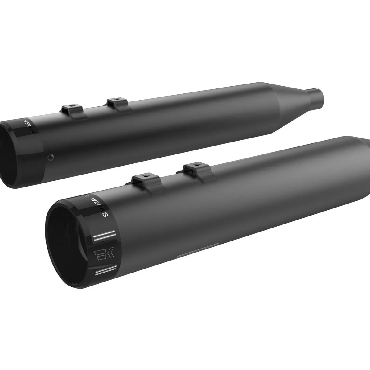 KHROME WERKS 1800-1963 200830 2-into-2 Dominator Exhaust System - Blac ...