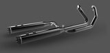 KHROME WERKS 1800-1968 201830 2-into-2 Dominator Exhaust System - Eclipse® - '09-'16 FL - With 4-1/2" Muffler