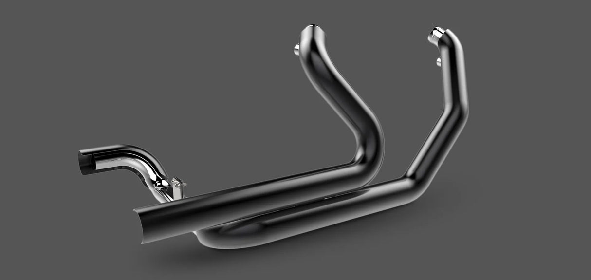 Khrome Werks - Aggressor 2-into-2 Crossover Headers with Heat Shields - 200860